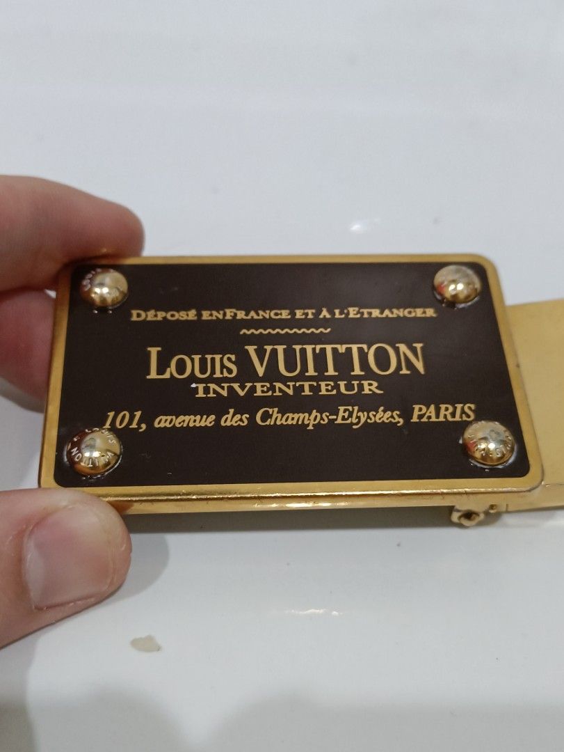 100% Authentic Damier Ebene 35mm Louis Vuitton Inventeur