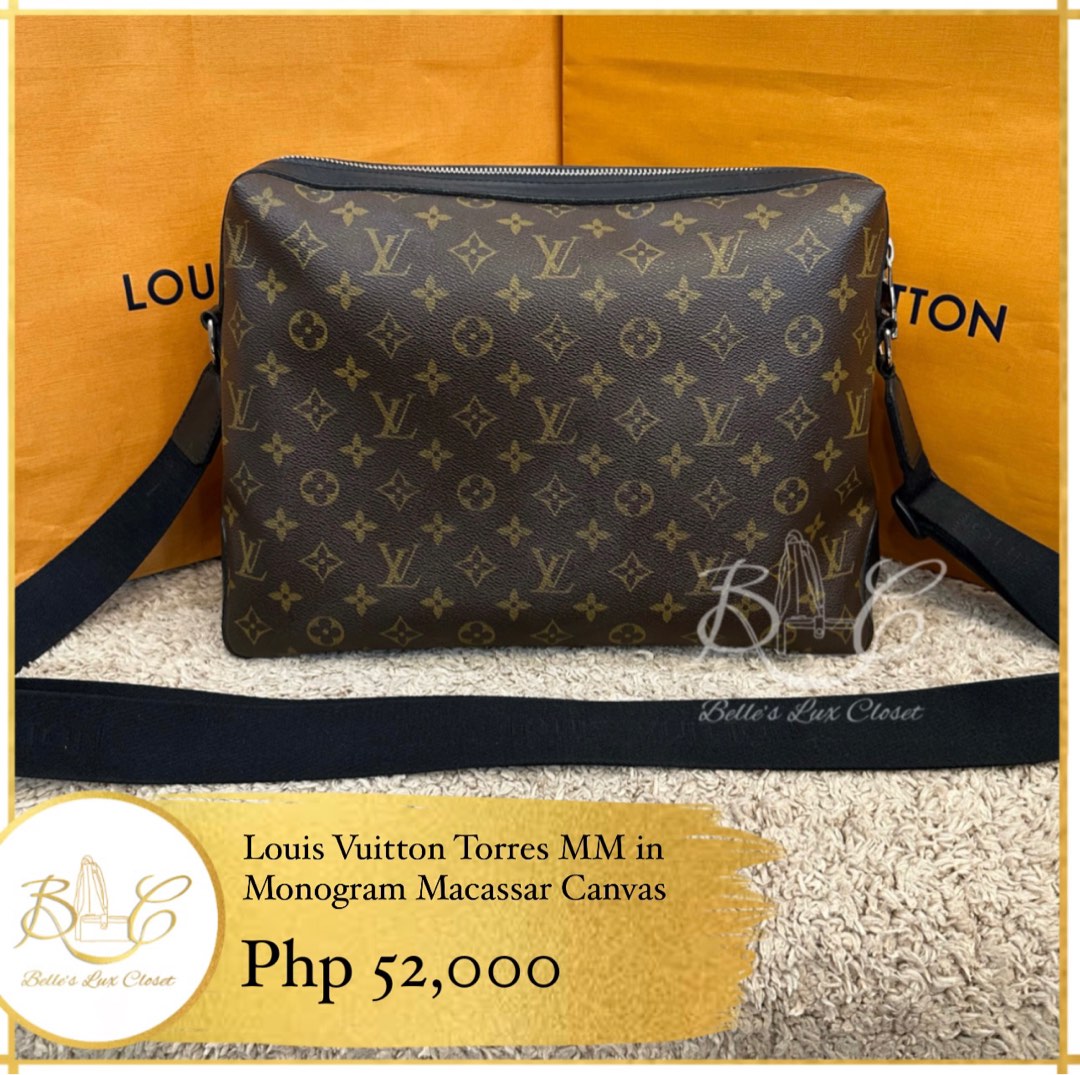 Louis Vuitton District PM Monogram Macassar Canvas Messenger Bag, Luxury,  Bags & Wallets on Carousell