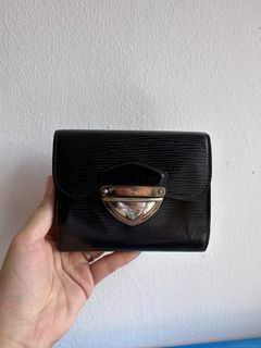 Louis Vuitton EPI Grenelle Compact Wallet, Black, One Size