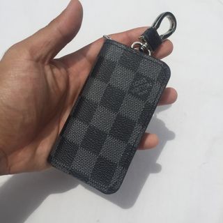 Louis Vuitton Key Holder Multicles 6 Damier Graphite Black in Canvas with  Silver-tone - US