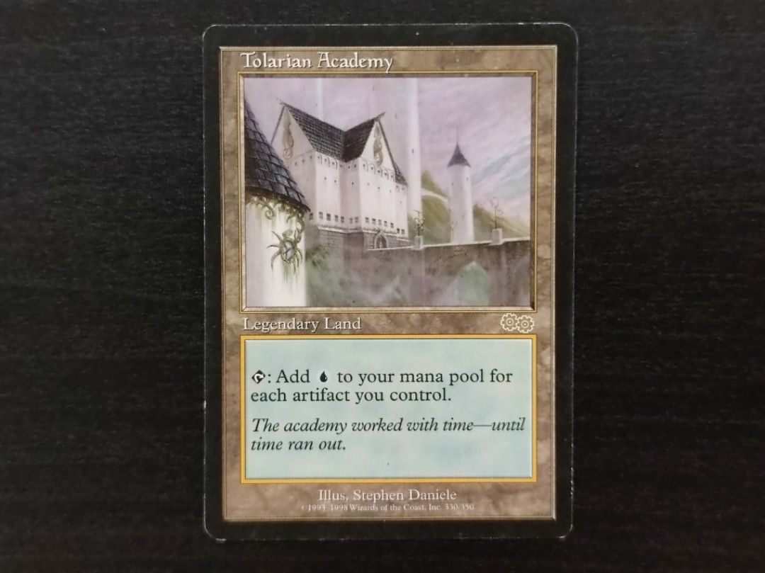 Magic The Gathering MTG Tolarian Academy Urza's Saga, Hobbies
