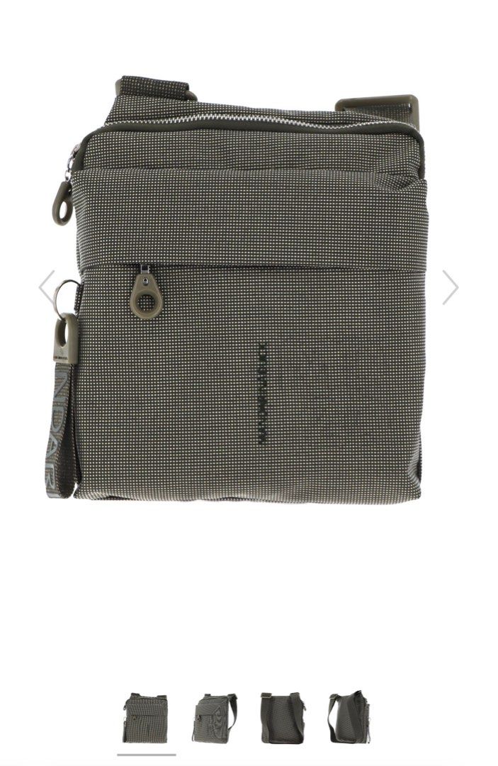 Mandarina Duck MD20 Women's Cross-Body Bag - Lightweight, Trendy Shoulder Bag, 26 X 36 X 14 Cm, Black