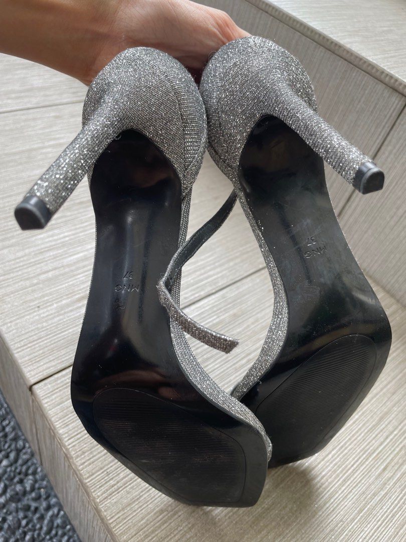 Mango glitter heels