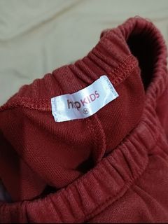 maroon htp kids bottom