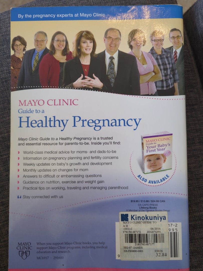 MAYO Clinic Guide to a healthy pregnancy, Hobbies & Toys, Books