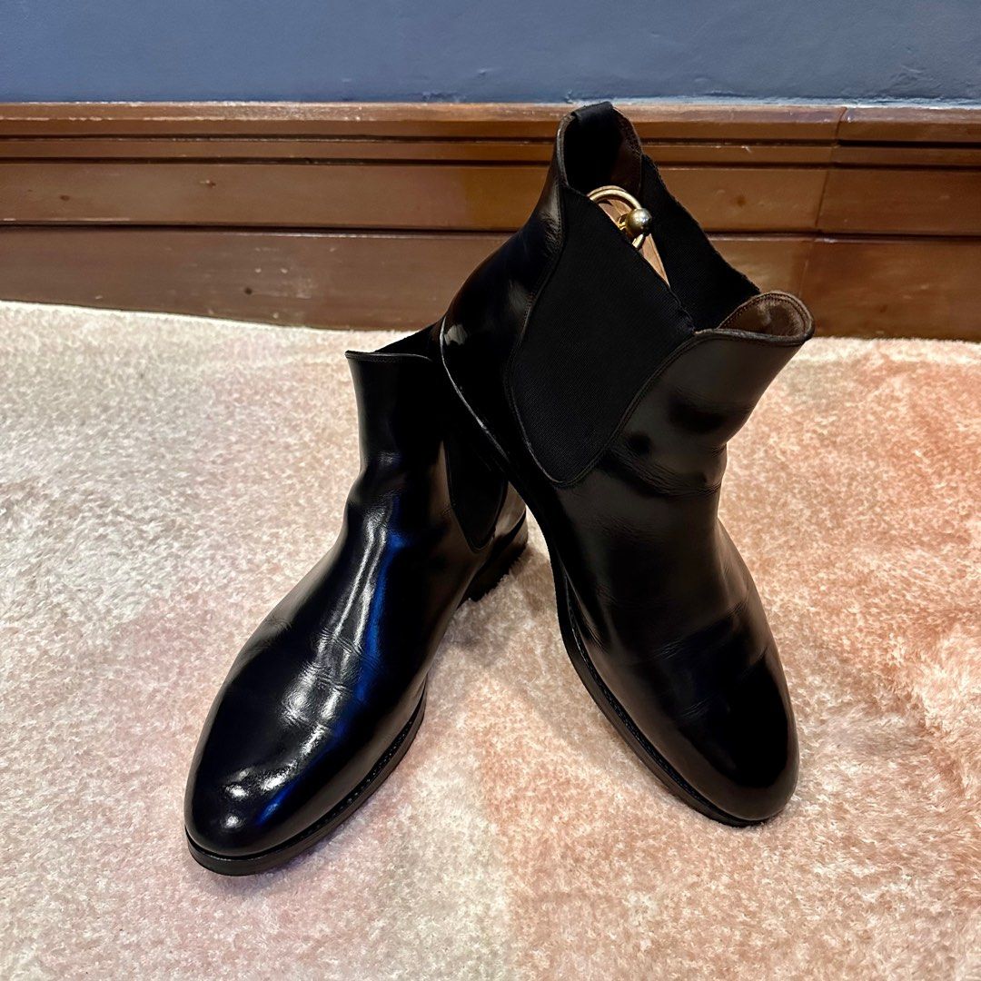 Meermin Chelsea Boot in Black Calf Size US9 UK8 EU42