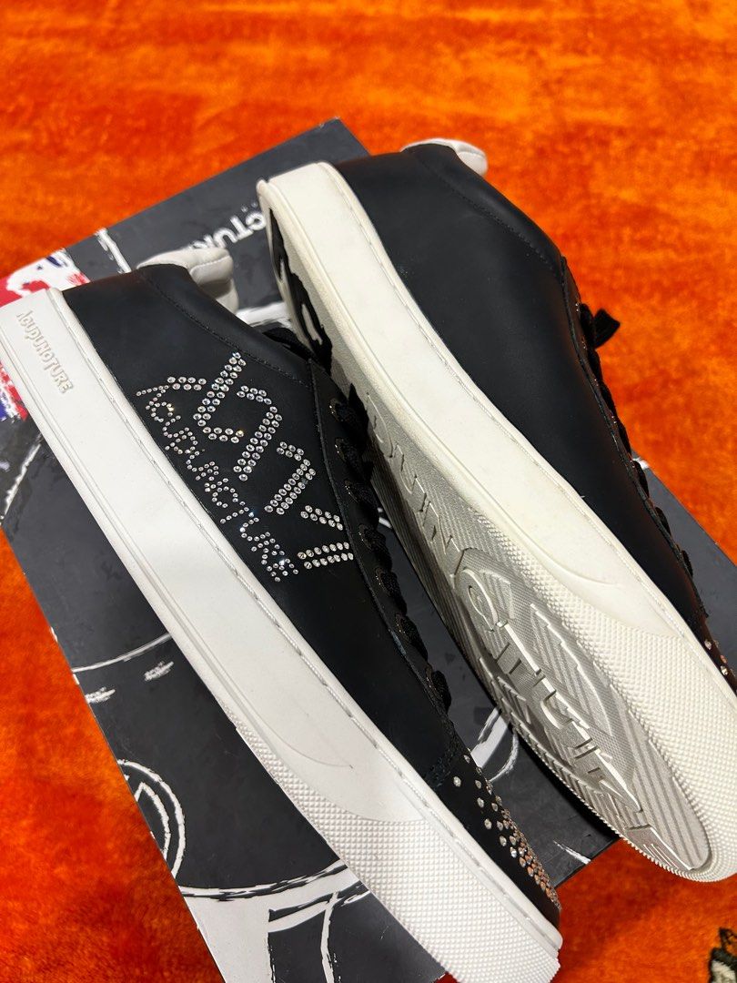 Real leather clearance sneakers