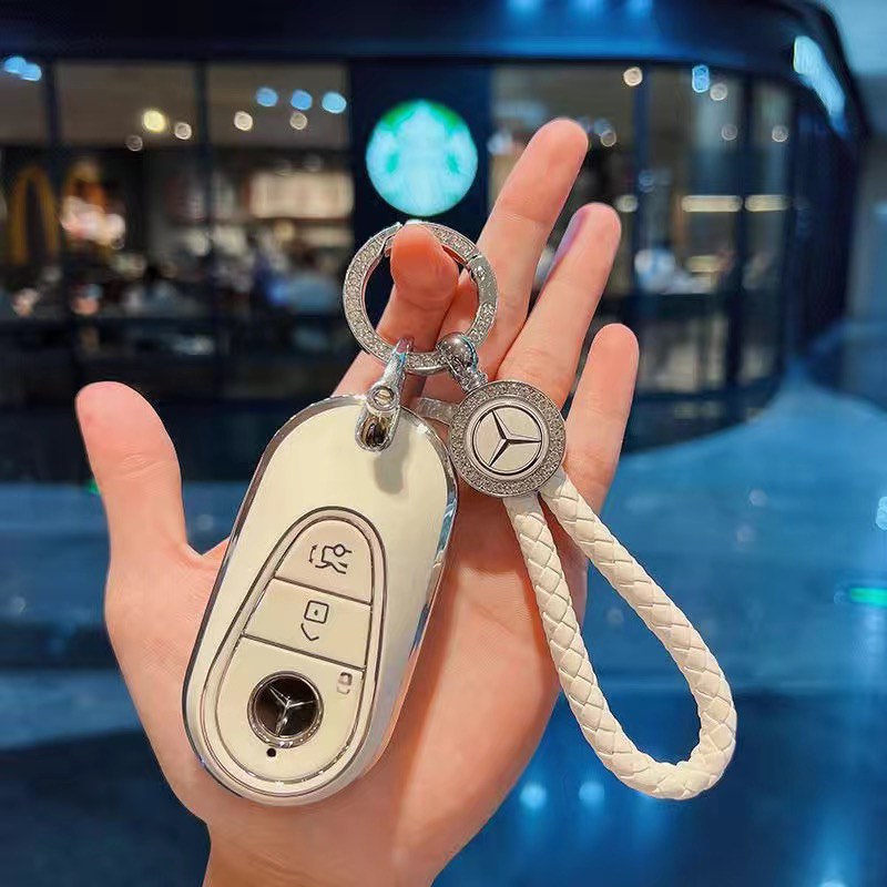 Mercedes Benz C Class Car Key Holder Keychain, Car Accessories