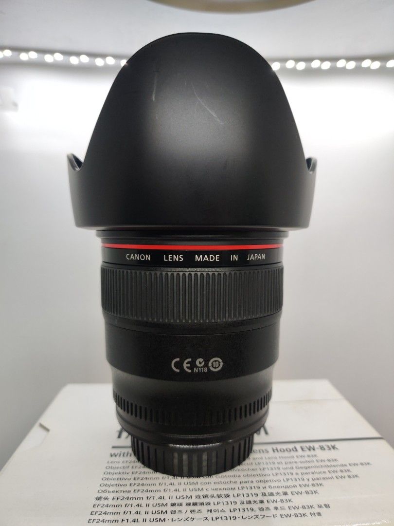 Objetivo Canon EF 24mm f1.4L II USM