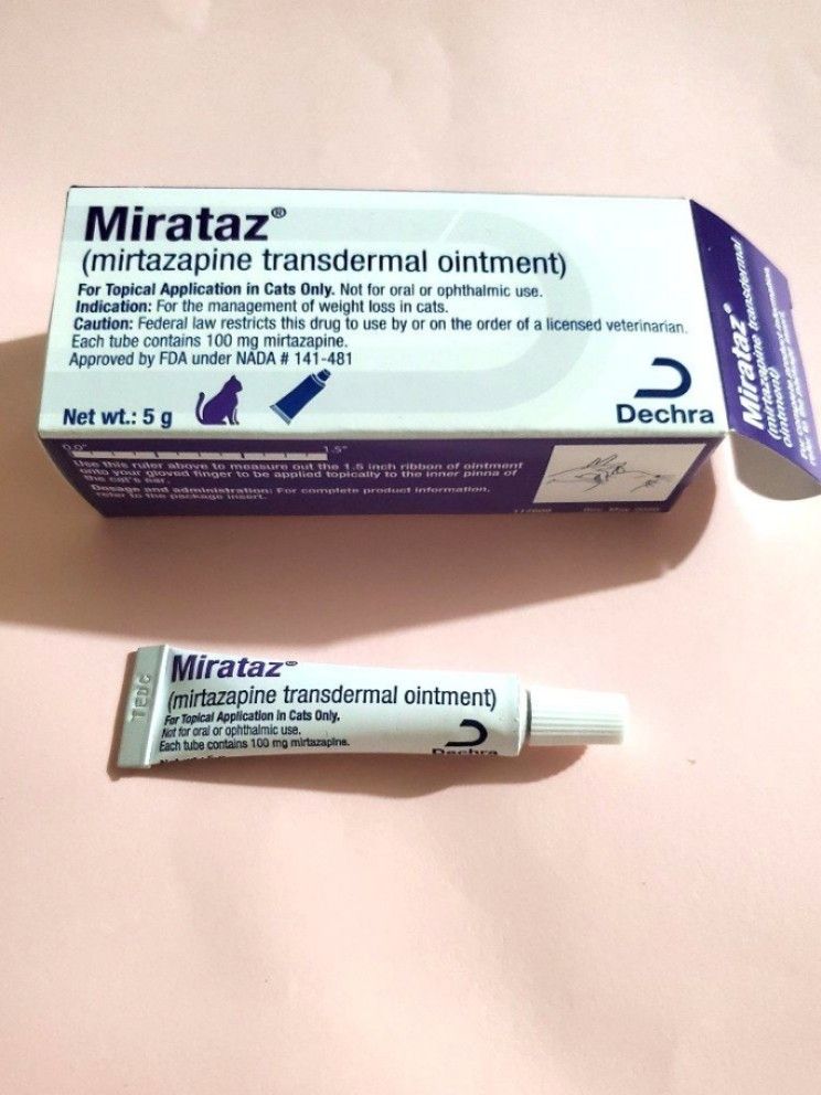 Mirataz 貓用塗/搽耳開胃藥 mirtazapine transdermal ointment 5g, 寵物用品, 寵物家品及其他