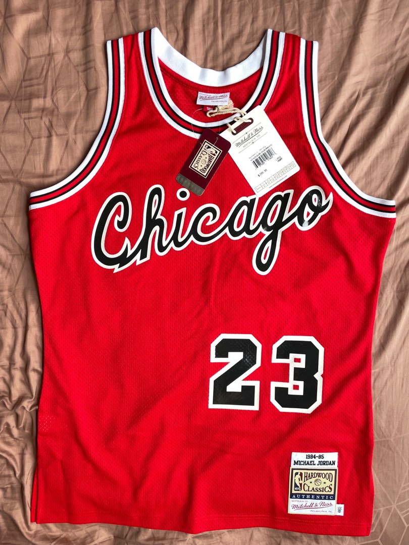 100% Authentic Michael Jordan Vintage Nike 84 85 Bulls Rookie Jersey Size  44 L