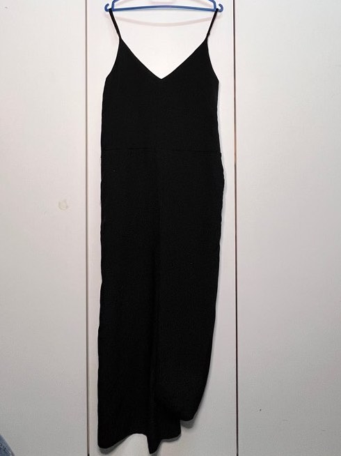 Monki pants jumpsuit black with pockets Women s Fashion