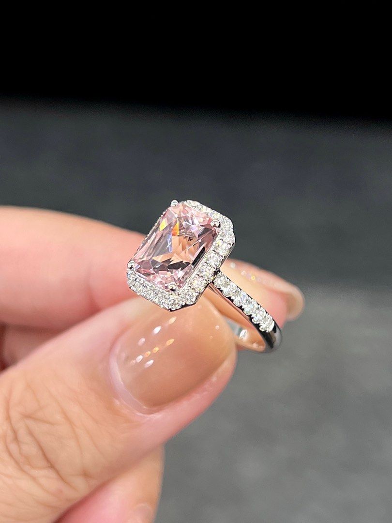 White gold outlet gemstone ring