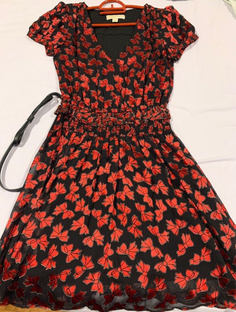 NEW Michael Kors Heart Print Dress size XS Women s Fashion Dresses Sets Dresses on Carousell