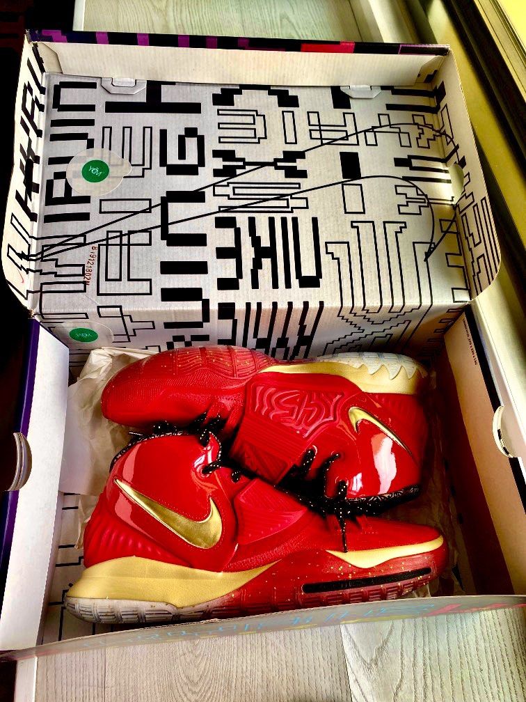 kyrie 6 trophies red