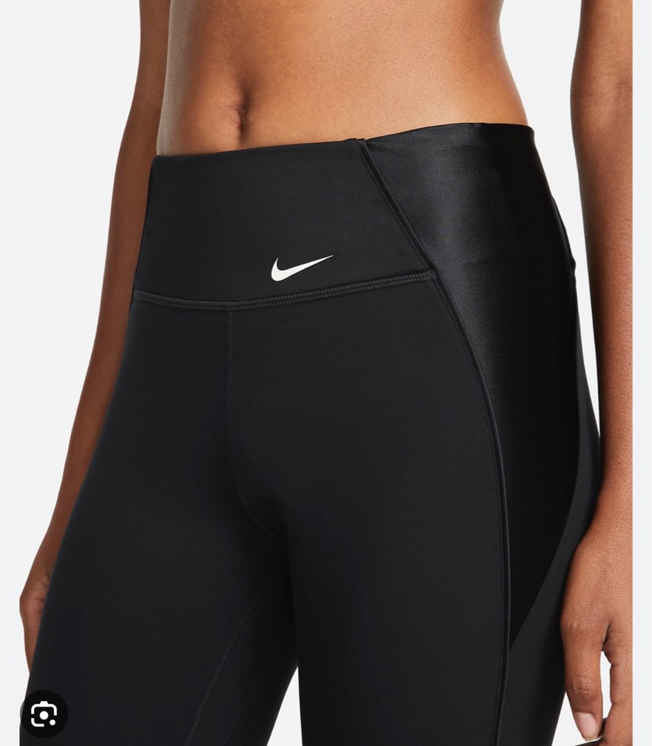 Nike One Luxe Mid Rise Leggings Sage Green M, Women's Fashion, Activewear  on Carousell