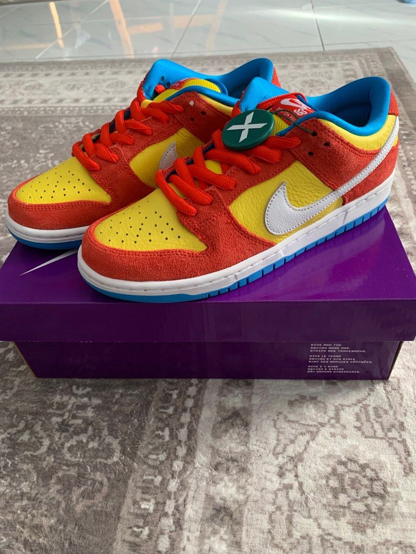 Nike sb dunk bart simpson, Men’s Fashion, Footwear, Sneakers on Carousell