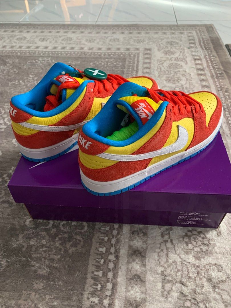 Nike sb dunk bart simpson, Men’s Fashion, Footwear, Sneakers on Carousell
