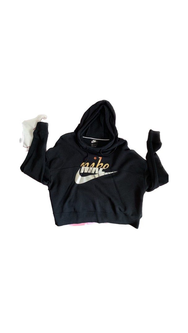 Nike women's rally hoodie 2025 black