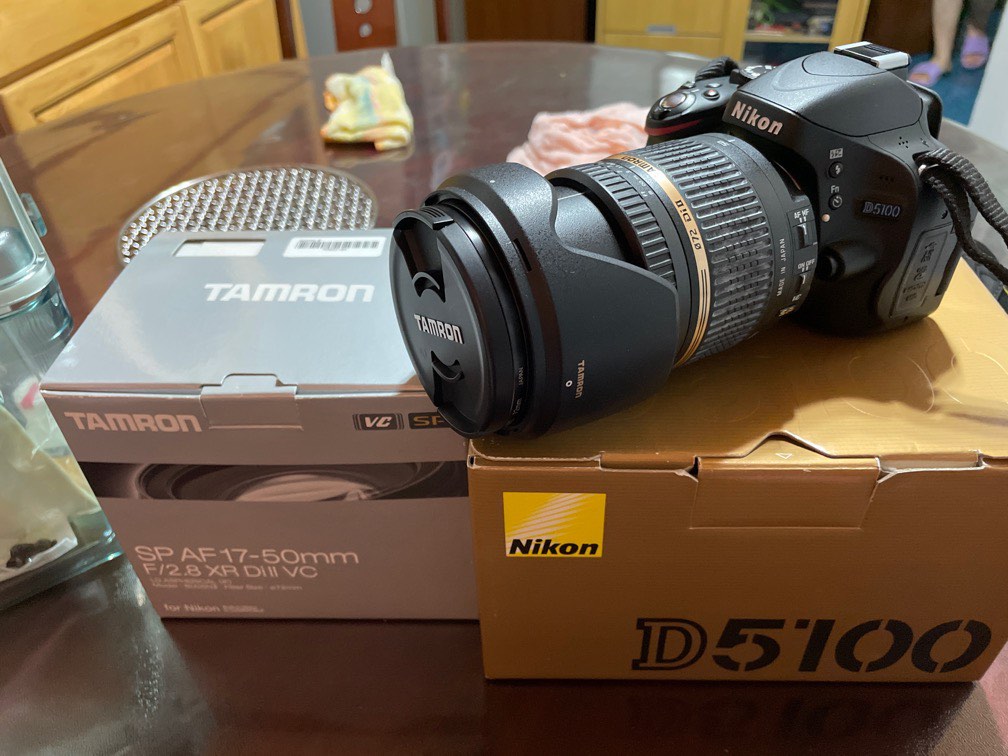 Nikon D5100 + Tamron Af17-50 f2.8, 攝影器材, 鏡頭及裝備- Carousell