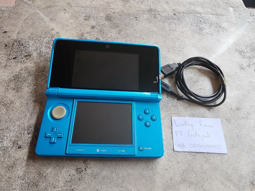 Nintendo 3DS not XL Light Blue CFW Luma 32GB 01 on Carousell