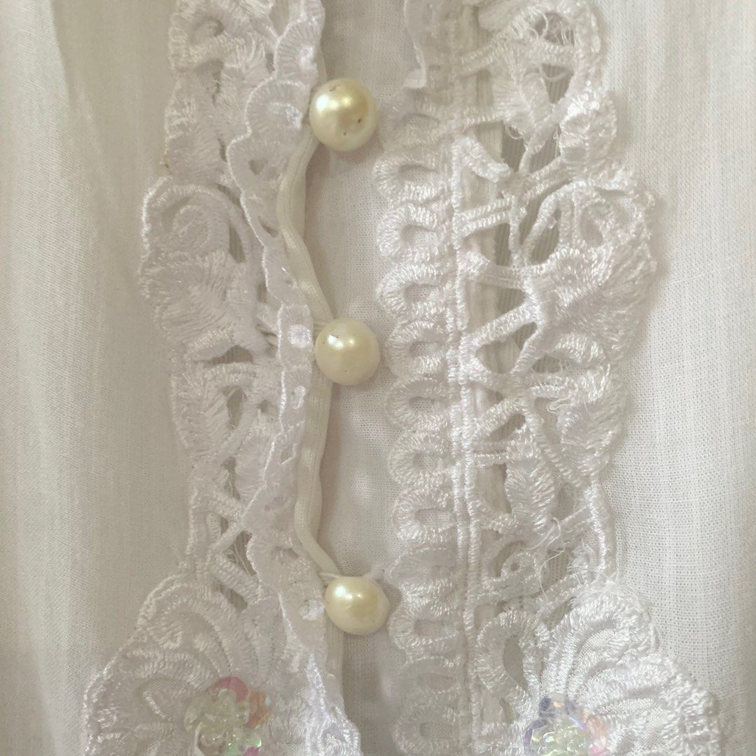 [no nego pls] Set Kebaya Putih Carte Blanche on Carousell