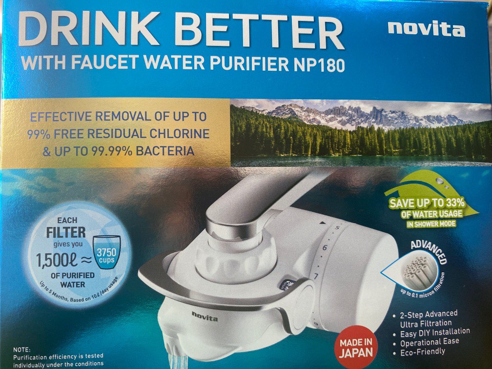 Novita faucet water purifier NP180, TV & Home Appliances, Kitchen Appliances, Water Purifers