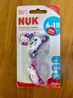 Nuk Hello Kitty 矽膠 奶咀6-18 M