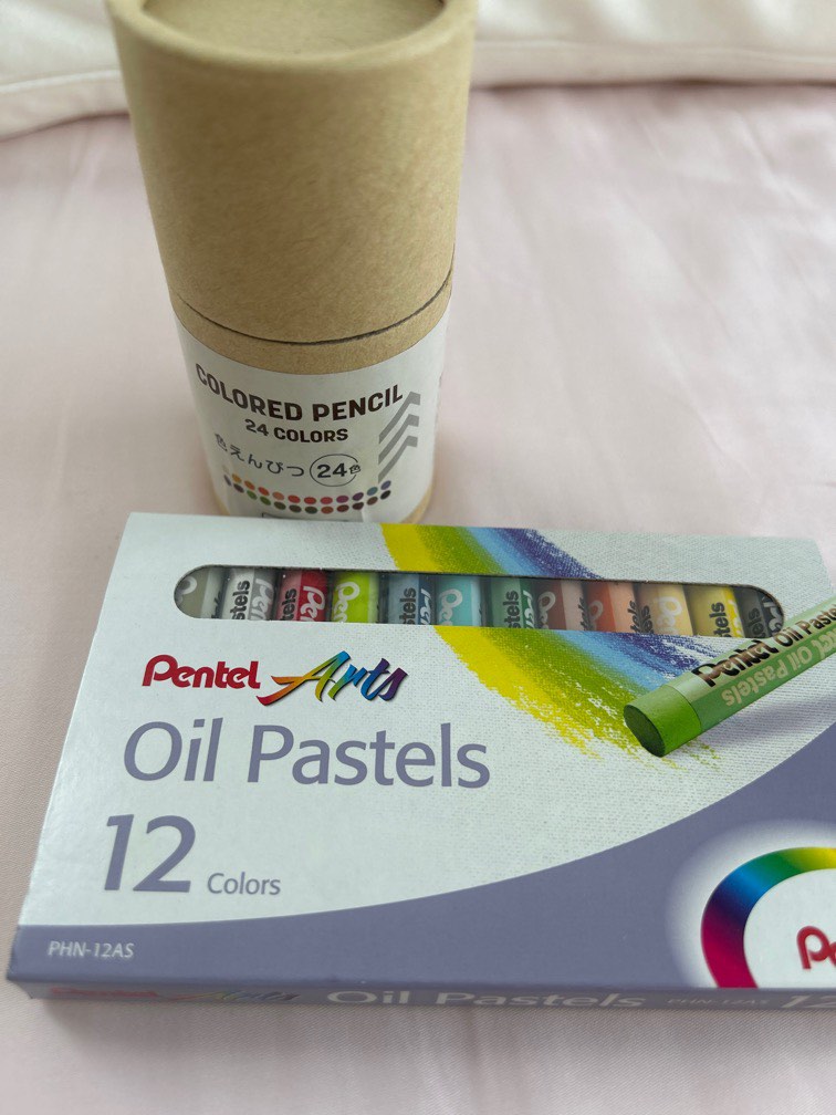 Pentel : Large Oil Pastels : Set of 24