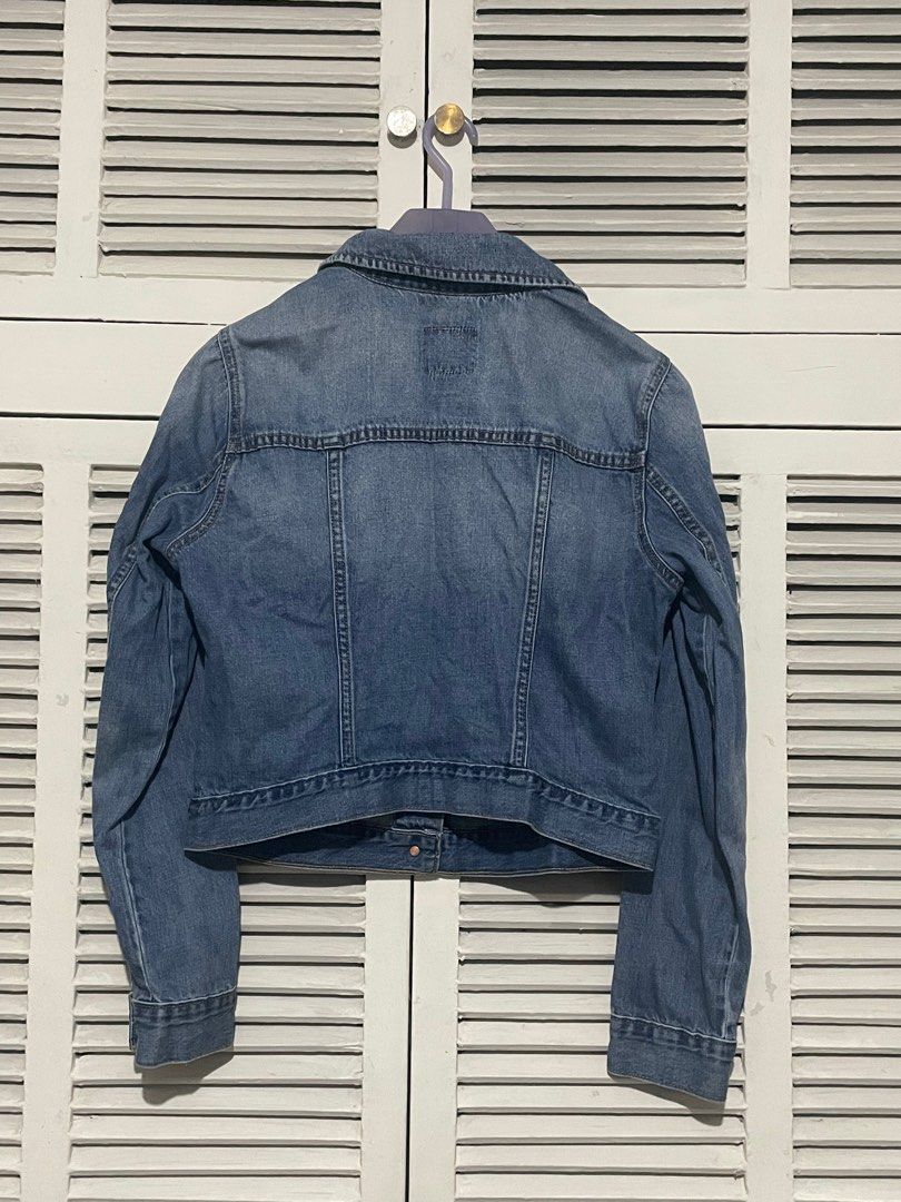 Thin blue on sale jean jacket