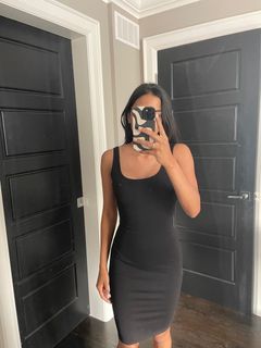 Open back dress