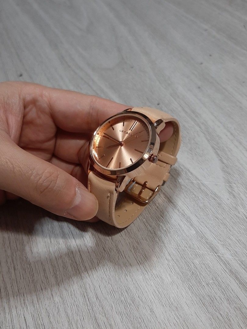 Liz claiborne rose gold watch new arrivals