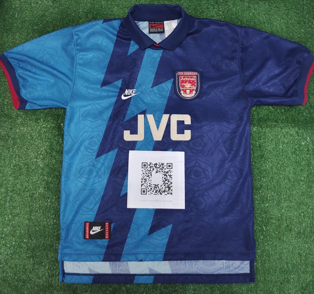 Original size M Arsenal jersey jersi away 1995 1996 Sports