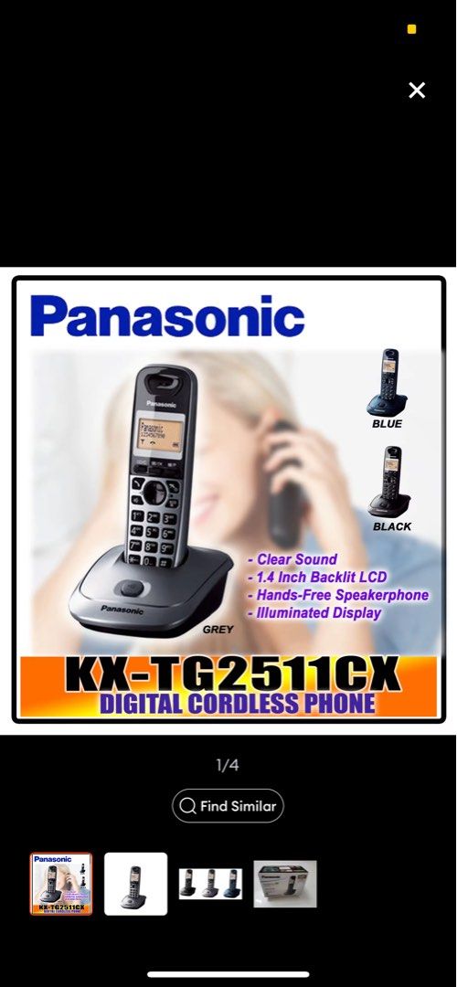 Panasonic Cordless Phone, TV & Home Appliances, Other Home Appliances