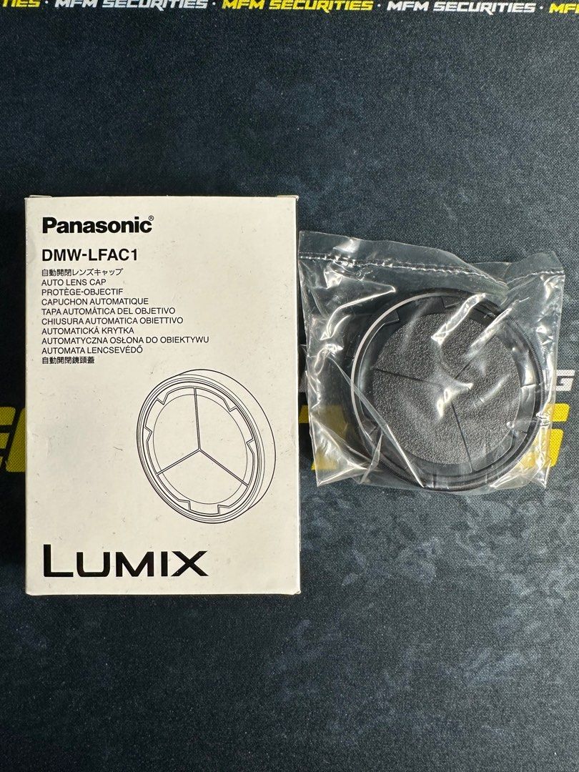 PANASONIC LUMIX DMWLFAC1 AUTO LENS CAP, Photography, Lens & Kits on