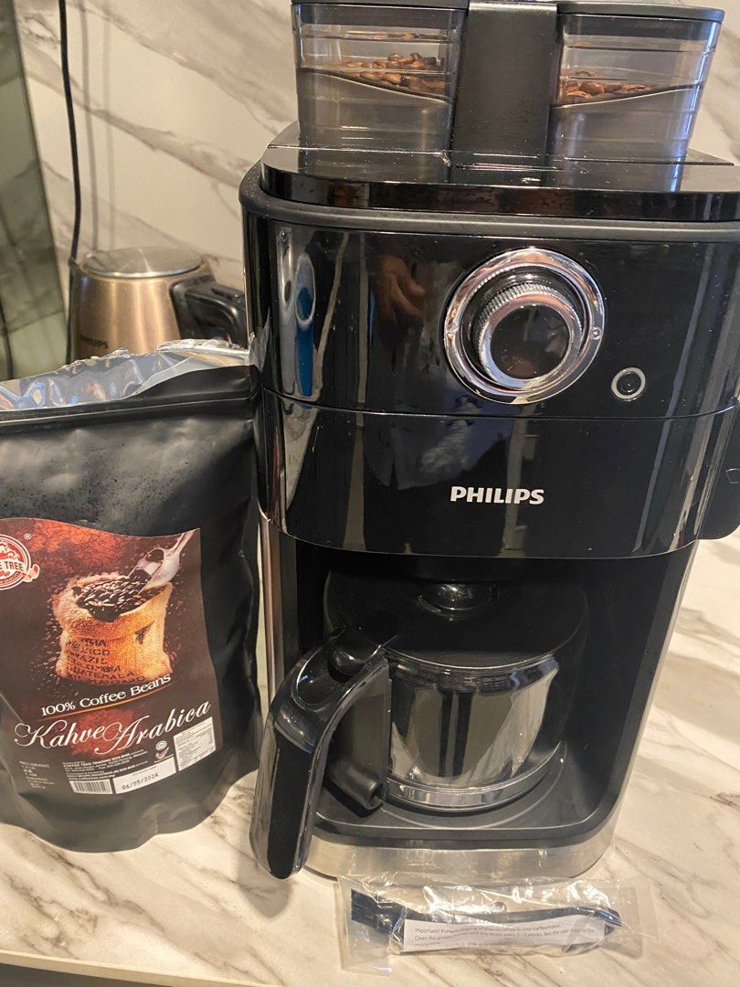 Philips Grind & Brew Coffee Maker Machine Hd7762 under warranty, TV