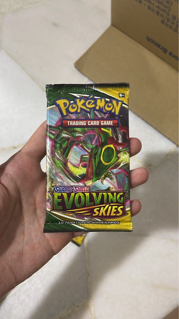 Pokmon / Pokemon TCG Evolving Skies Booster Pack ( Brilliant Stars,  Celebrations, Lost Origins, Chilling Reign, Silver Tempest), Hobbies &  Toys, Toys & Games on Carousell