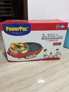 PowerPac 2 in 1 BBQ & Steamboat