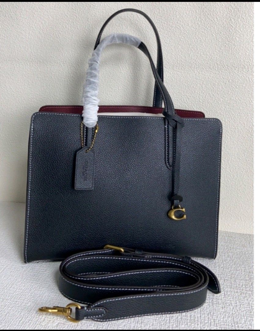 Coach charlie carryall 28 deals oxblood