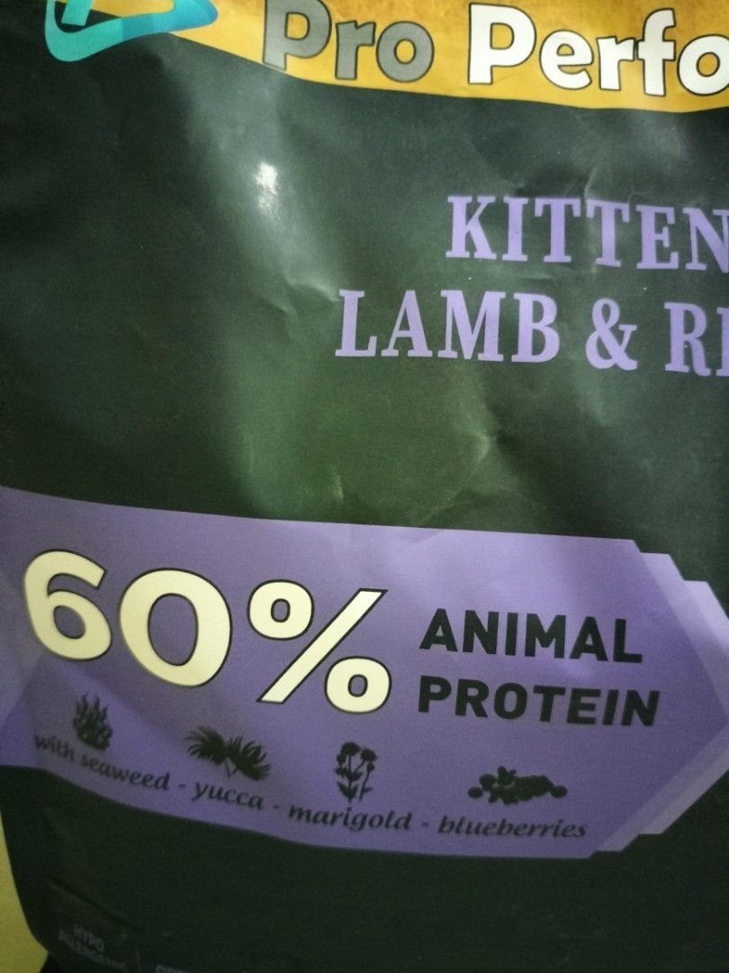 Pro Performance Ultra Premium Cat Food. Kitten Lamb and Rice 2kg, Pet