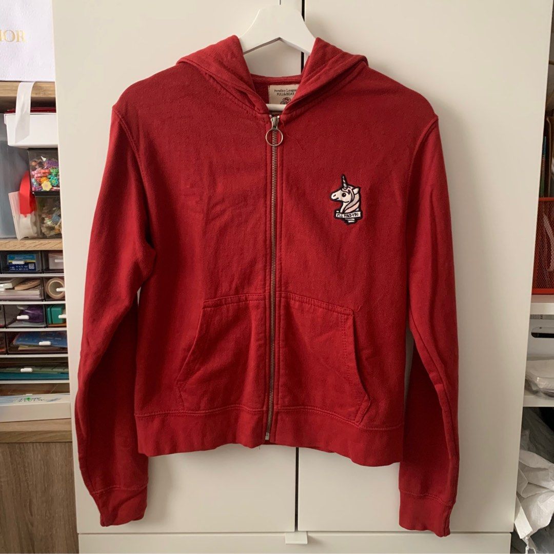 Pull and bear red jacket online
