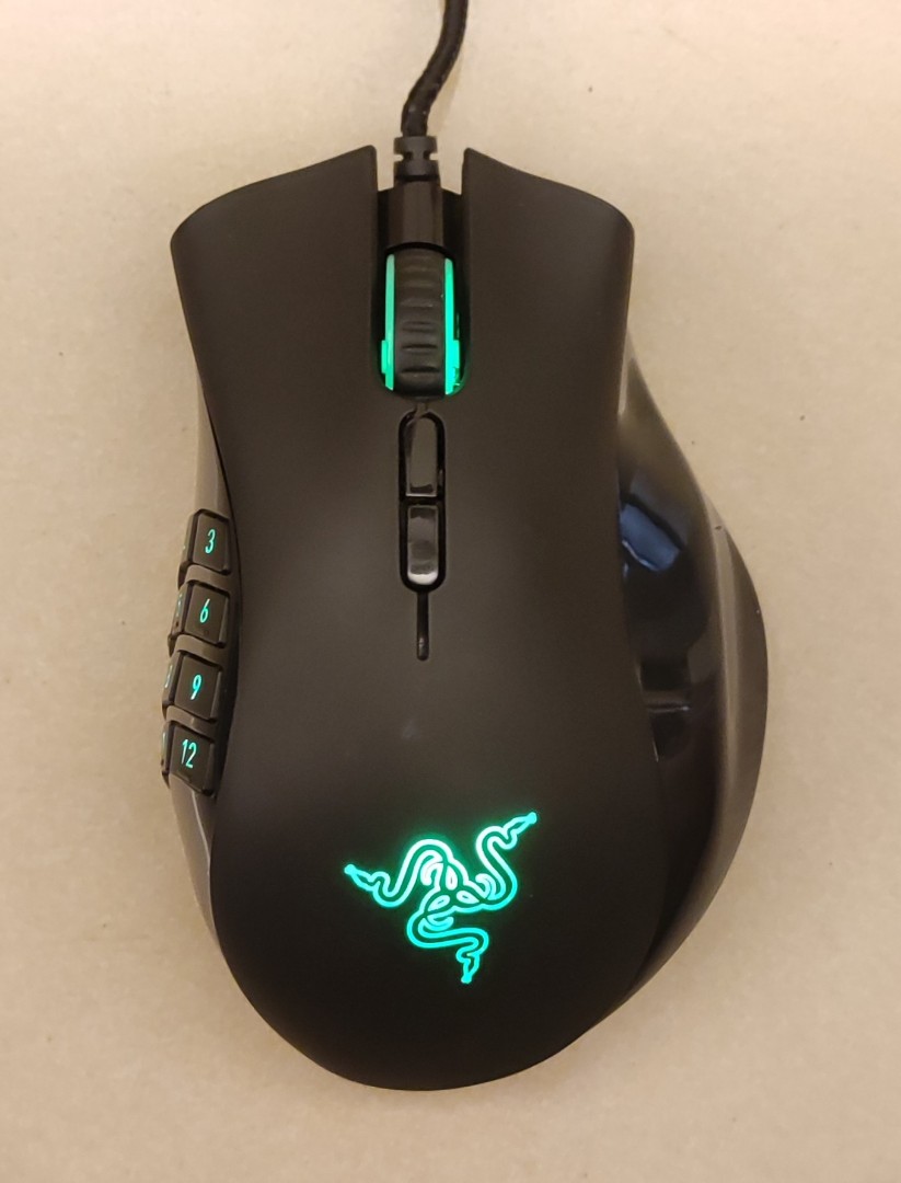 Razer Naga 2012 Edition 那伽梵蛇2012年版MMO遊戲滑鼠側邊12個按鍵附