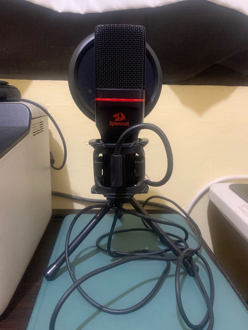 Redragon GM100 Microphone, Audio, Microphones on Carousell
