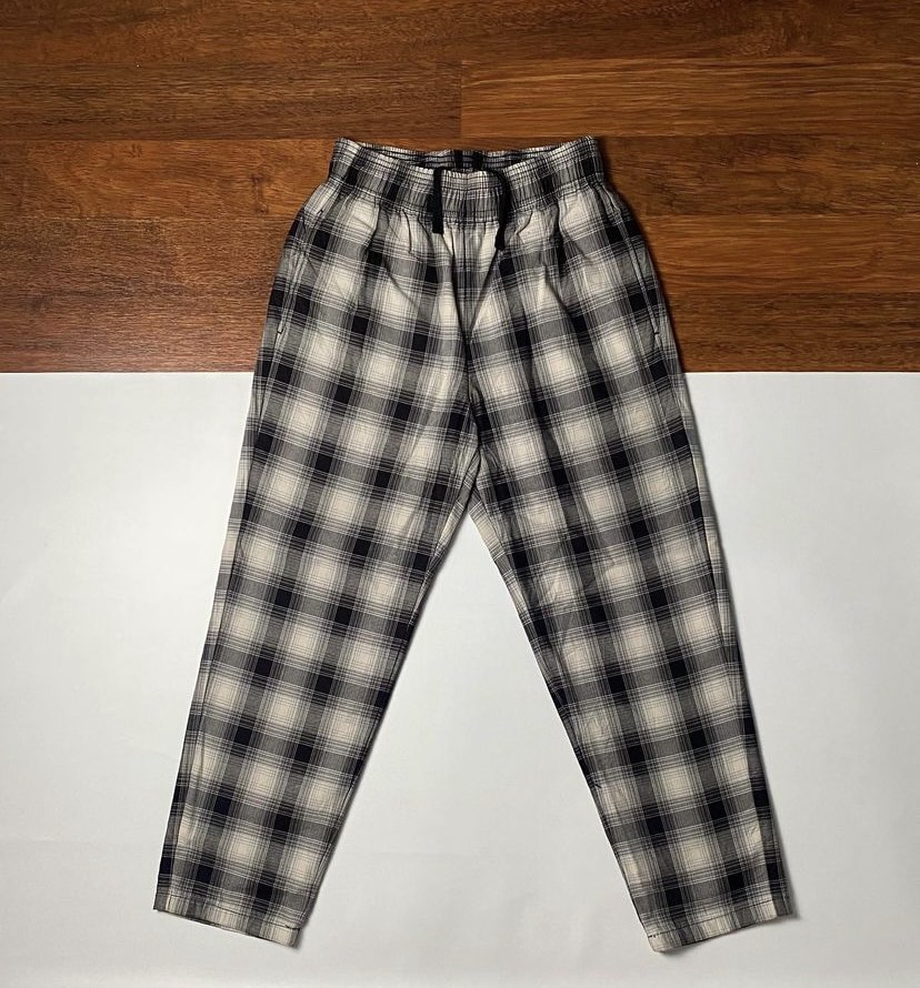 Uniqlo tartan pants shop