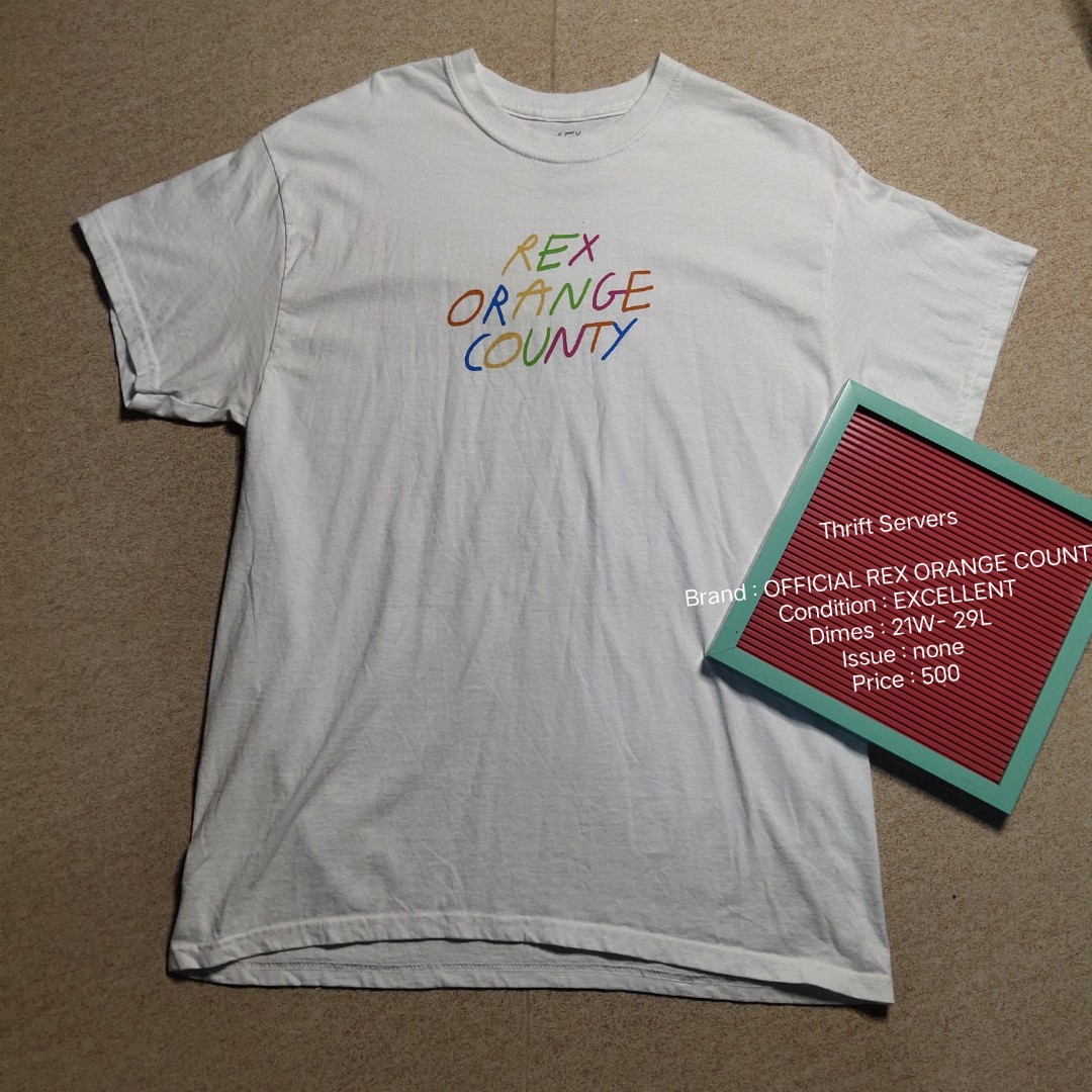 REX ORANGE COUNTY TOUR SHIRT on Carousell