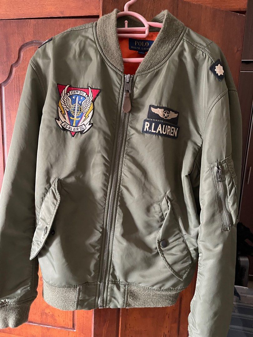 Polo ralph lauren best sale reversible twill bomber jacket