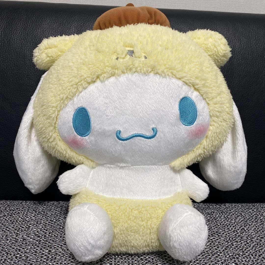Sanrio Cinnamoroll x Pompompurin Collab 20th anniversary plush, Hobbies