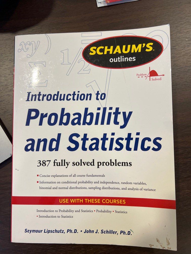 Schaum s introduction to probability and statistics hobbies toys