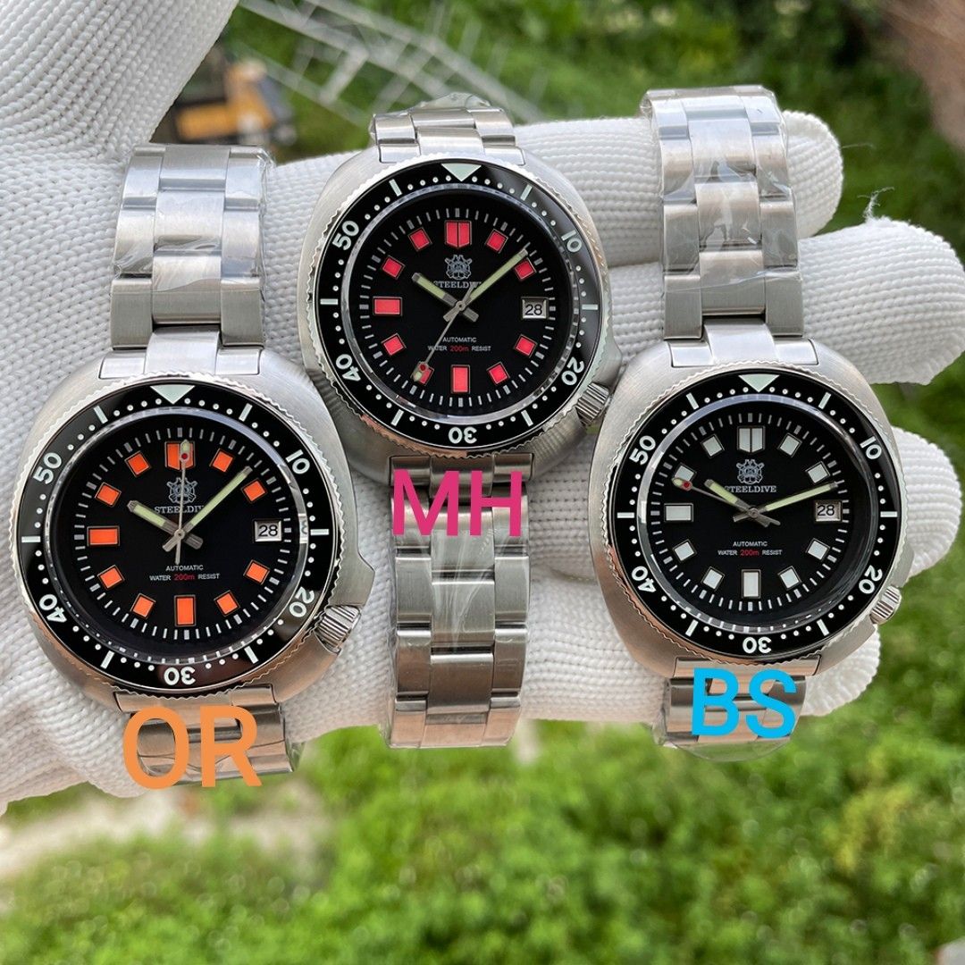 SEIKO LOOK TURTLE IN C3 SUPER LUINOUS HANDS BEZEL AND MARKERS