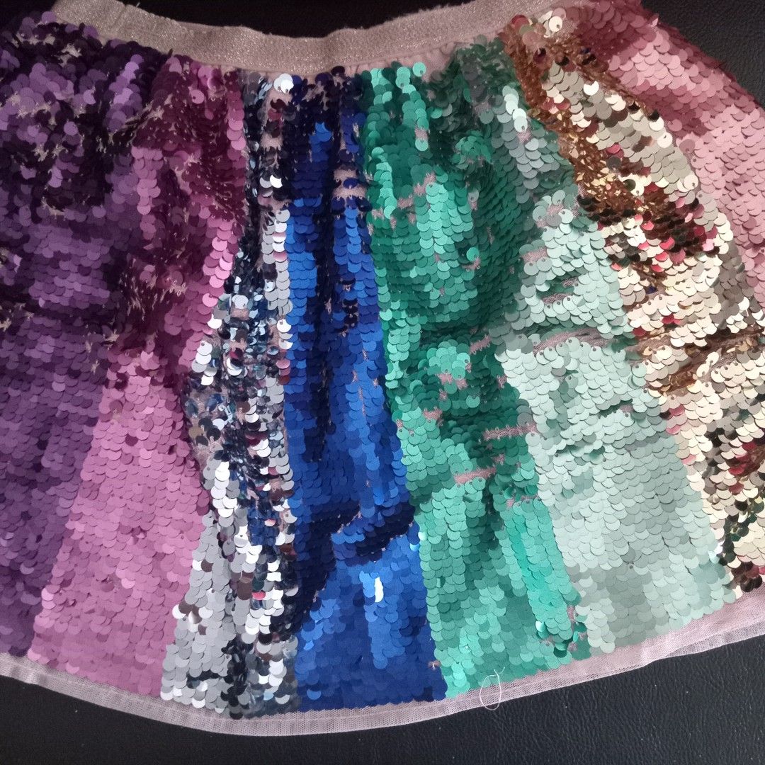 Sequin Rainbow Skirt Babies Kids Babies Kids Fashion on